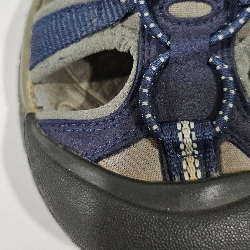 Keen Venice H2 Navy Blue Gray Boys Big Kids Size 2 Water Sandal